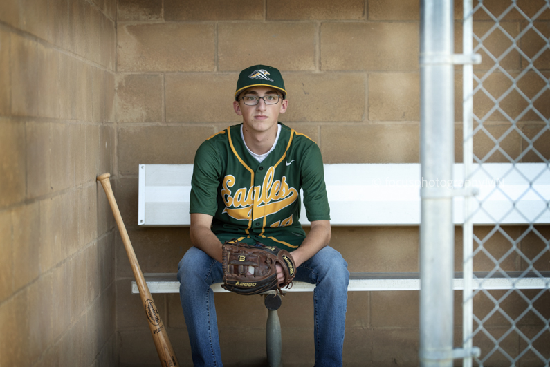 Natural Light Boy Baseball Portraits | Susan Jamison Photographer